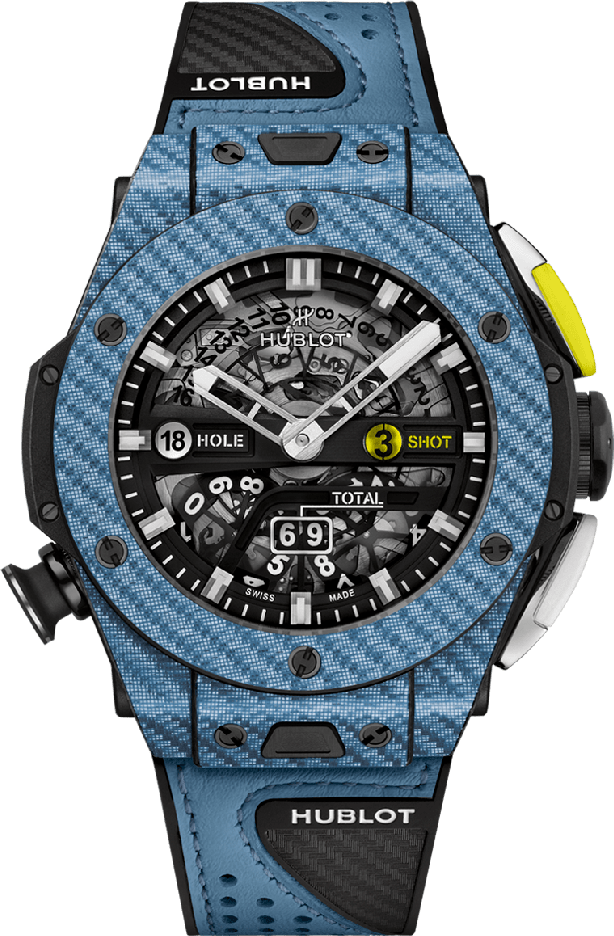 Hublot Unico Golf Sky Blue Carbon
