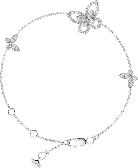 Butterfly Silhouette Diamond Mini Bracelet Graff