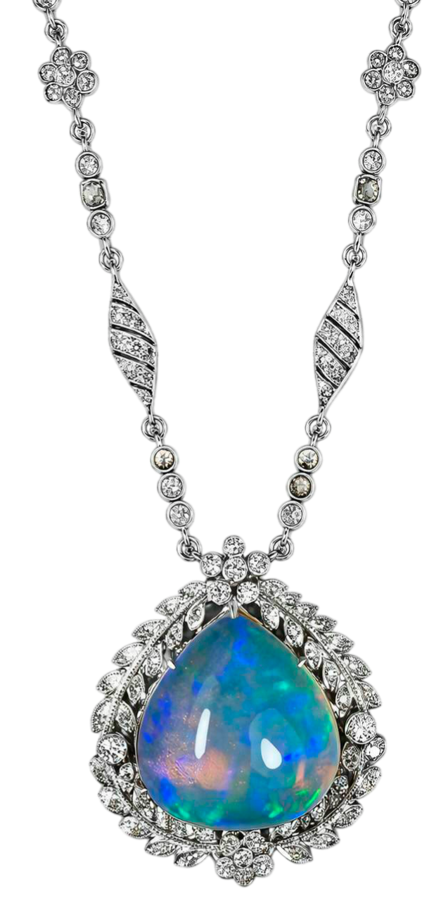 No Name Колье с Опалом 13,82 Ct.