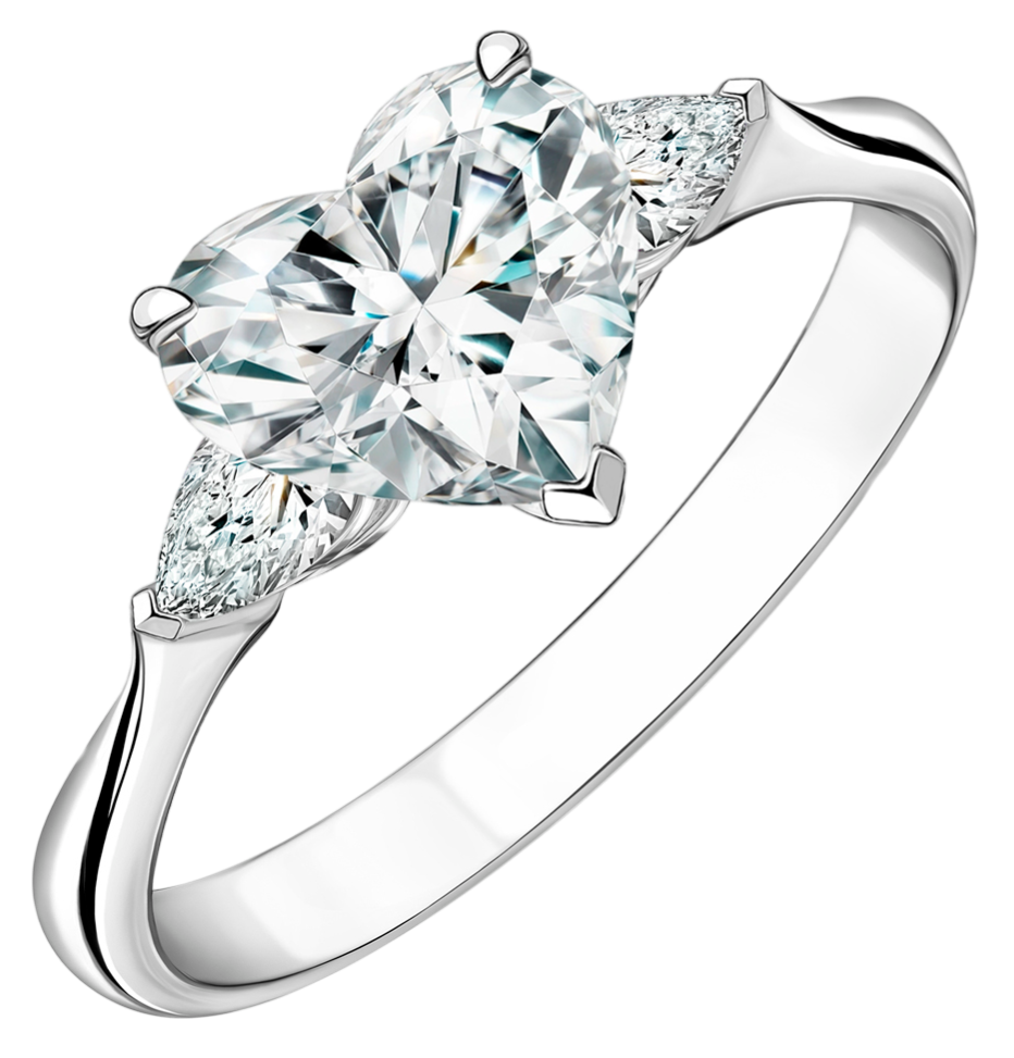 GIA Кольцо 1,50 Ct. D/vs2 (heart Diamond)