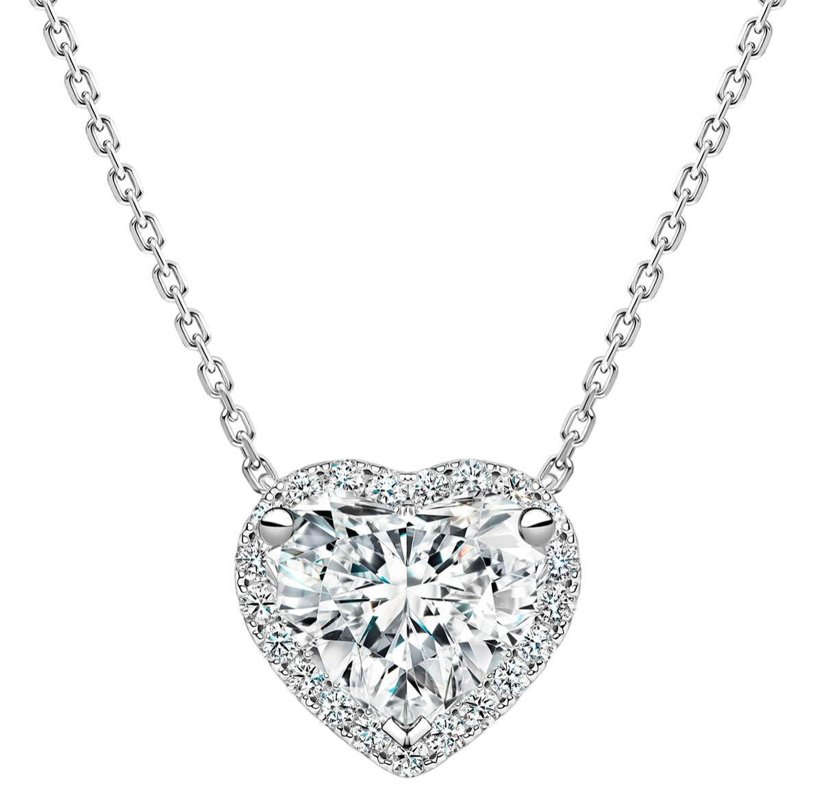 GIA Подвеска 1,00 Ct. J/internally Flawless "heart Diamond"