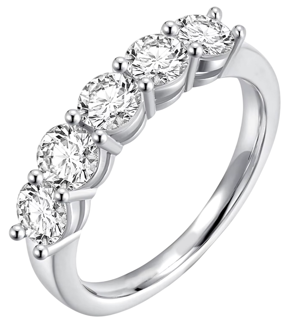 GIA Кольцо с бриллиантами 2,75 Ct. F/vvs2 (3 Excellent)