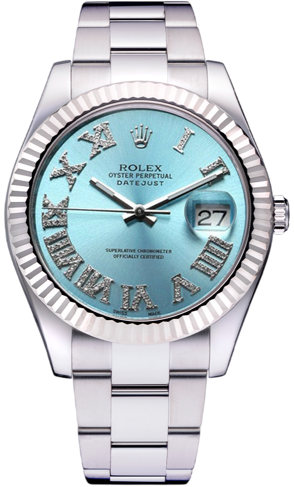 Rolex Datejust Ii 41mm Diamonds Custom Dial