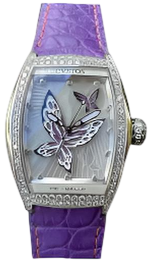 Cvstos Re-Belle Papillon Steel Diamond Mauve Butterfly