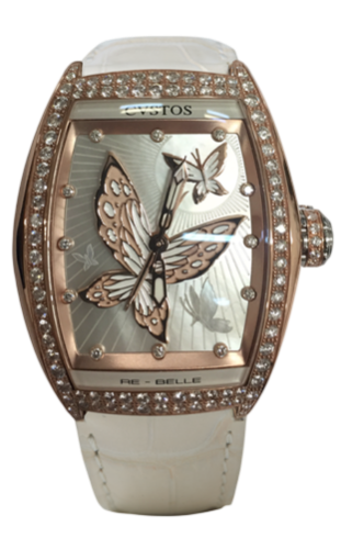 Cvstos Hour Minute Seconde Re-belle Papillon 5N Red Gold Diamond