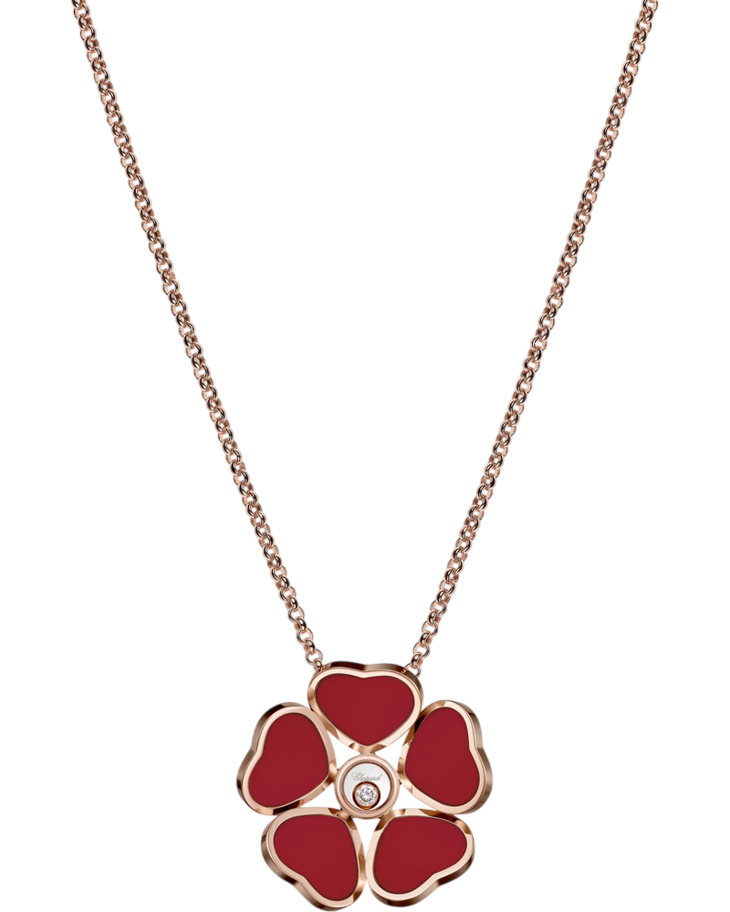 Chopard КУЛОН HAPPY DIAMONDS HAPPY HEARTS FLOWERS