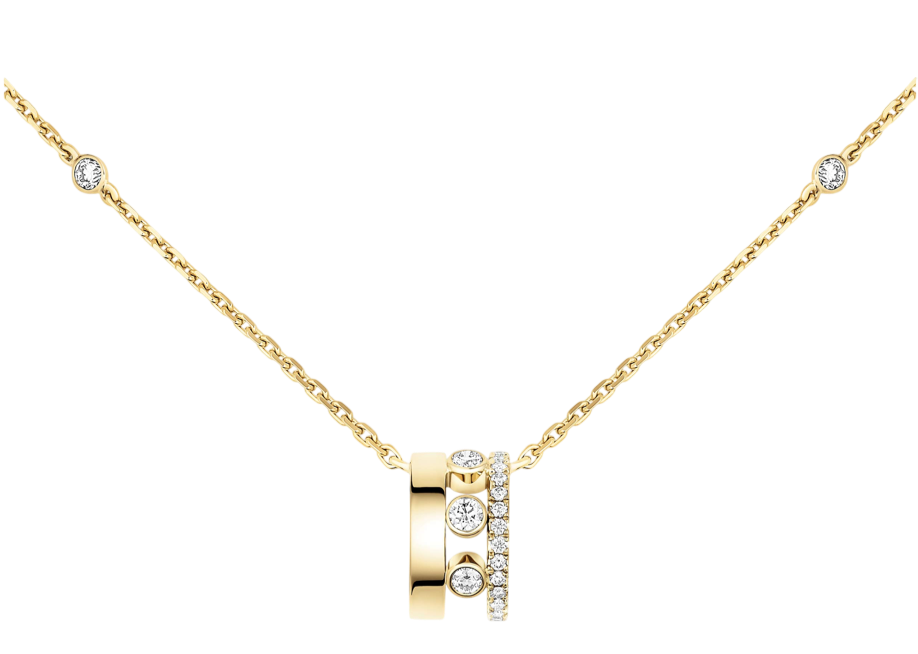 Messika КОЛЬЕ PENDENTIF SUR CHAÎNE MOVE ROMANE