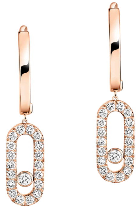 Messika Move Uno Diamond Hoop Earrings