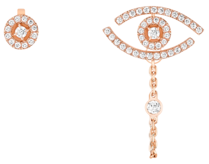 Messika Lucky Eye Pavé Earrings