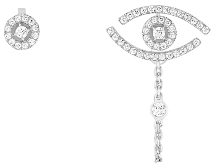 Messika Lucky Eye Pavé Earrings