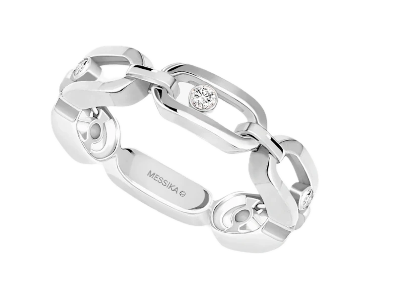 Messika MOVE LINK MULTI White Gold Diamond Ring (