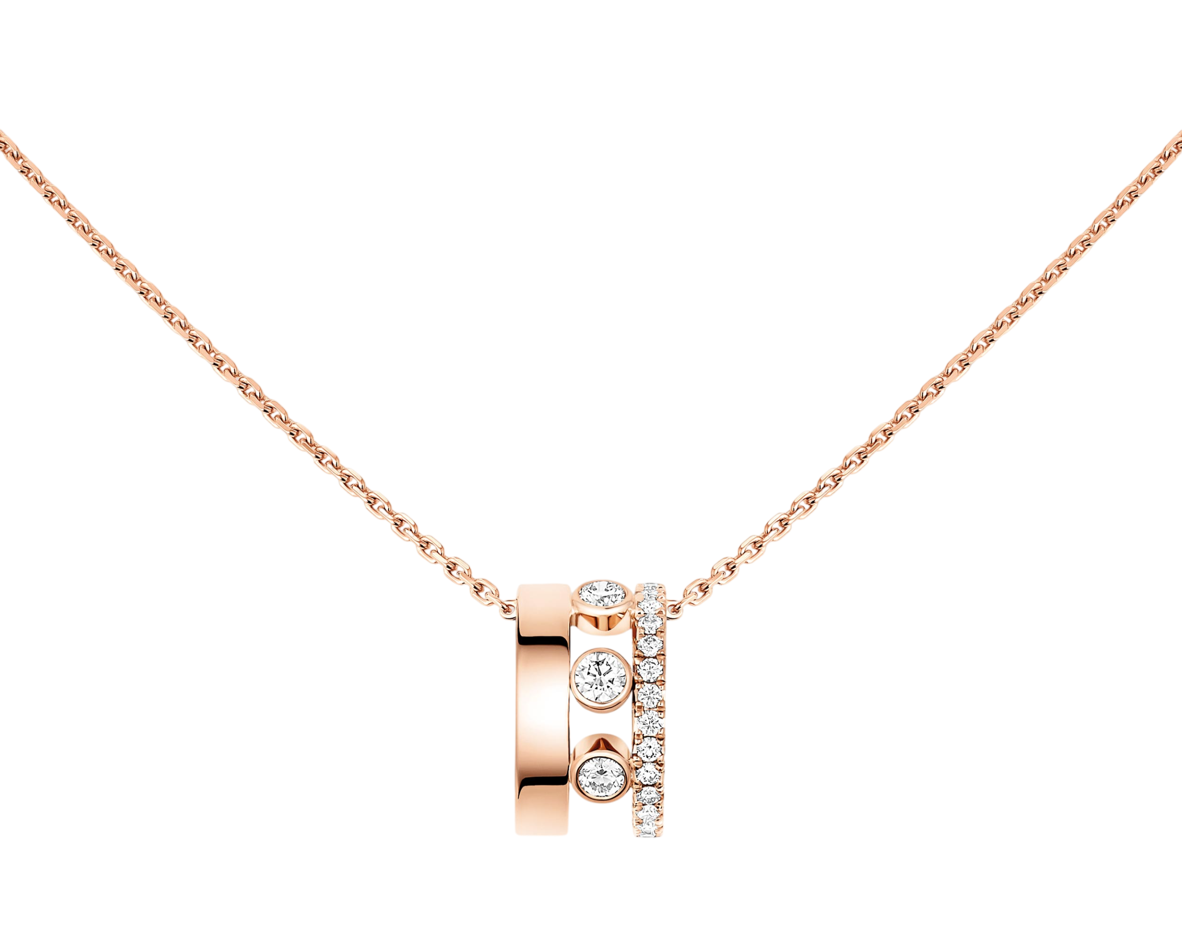Messika КОЛЬЕ PENDENTIF SUR CHAÎNE MOVE ROMANE Messika КОЛЬЕ PENDENTIF SUR CHAÎNE MOVE ROMANE