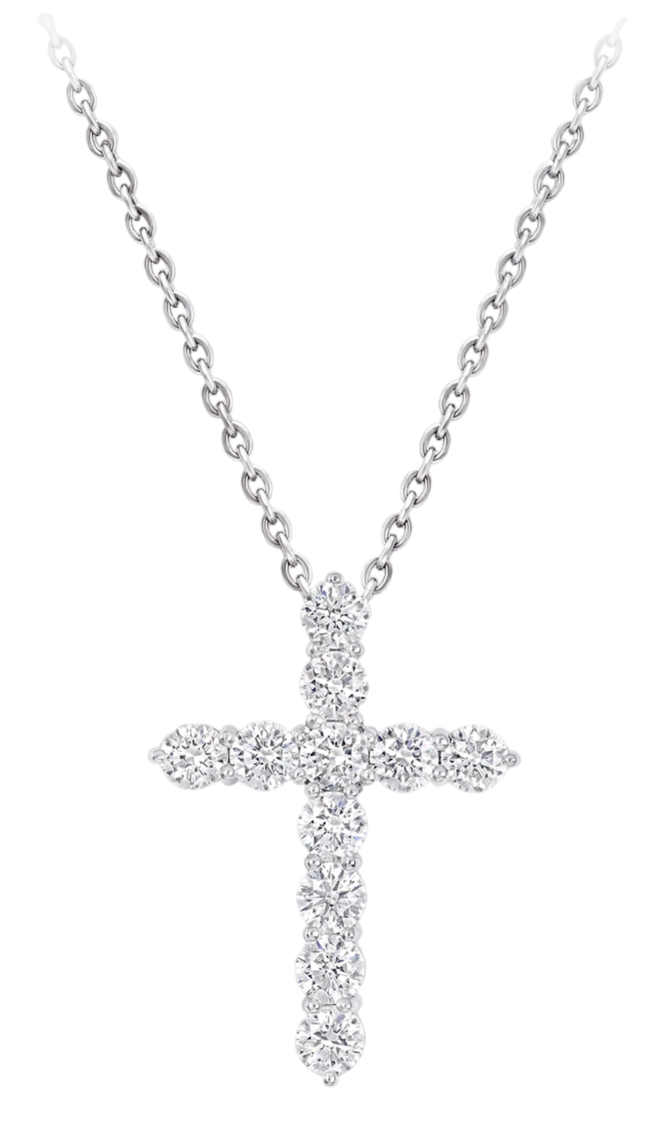 Round Diamond Cross Petite Pendant Graff