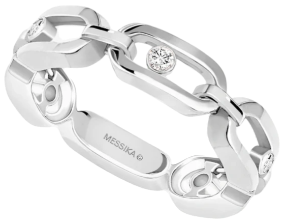 Messika MOVE LINK MULTI White Gold Diamond Ring (