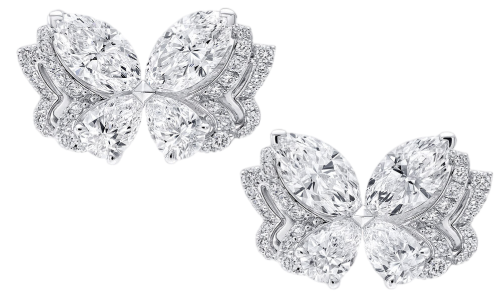 Butterfly Diamond Earrings