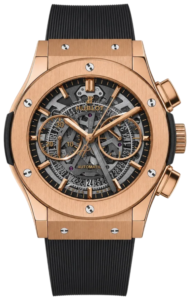 Часы Hublot Classic Fusion Aerofusion Chronograph Gold 45 mm Часы Hublot Classic Fusion Aerofusion Chronograph Gold 45 mm