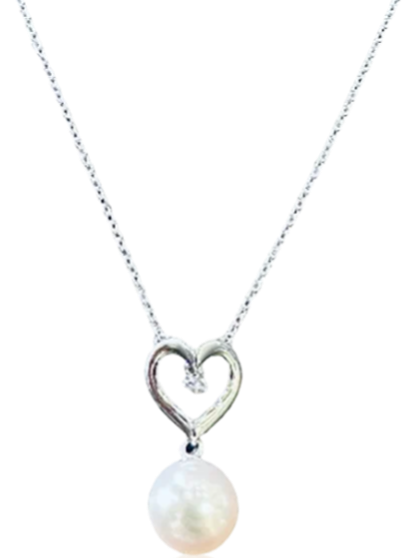 Подвеска Mikimoto Classic Pearl Pendant in White Gold