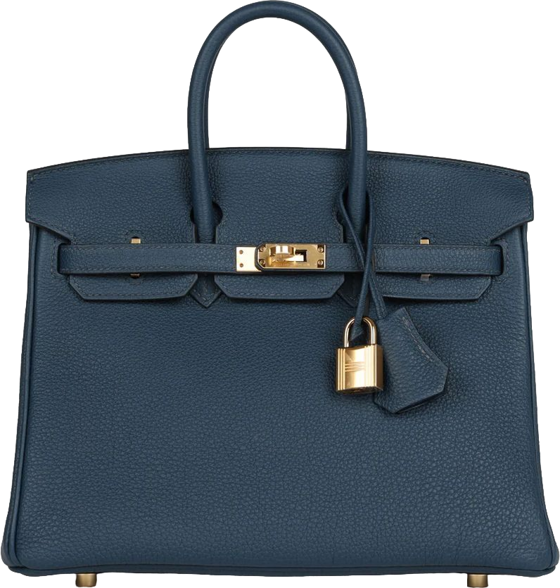 Hermes Birkin 25 Bleu De Prusse Togo Gold Hardware Hermes Birkin 25 Bleu De Prusse Togo Gold Hardware