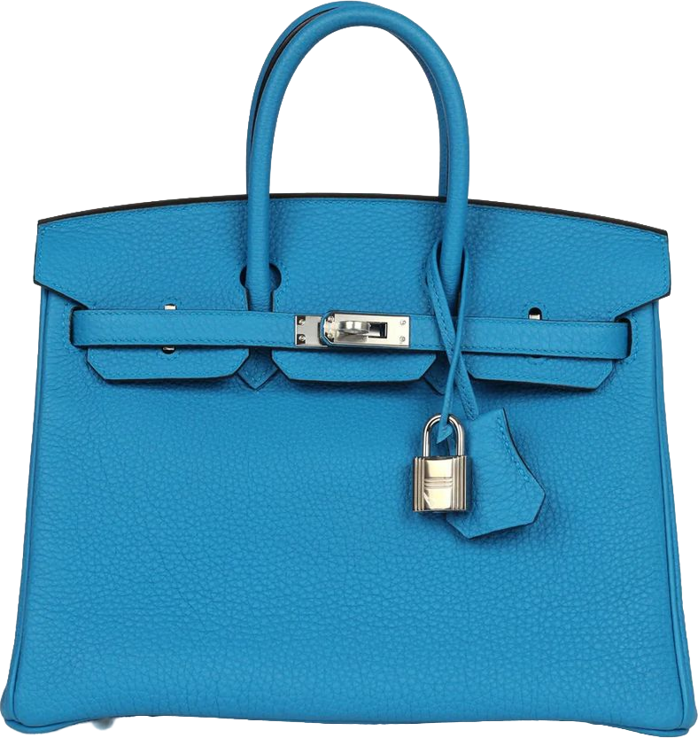 Hermes Birkin 25 Bleu Zanzibar Togo Palladium Hardware Hermes Birkin 25 Bleu Zanzibar Togo Palladium Hardware