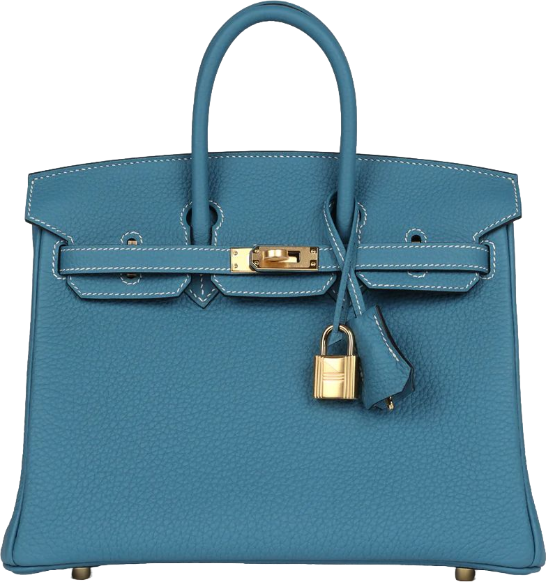 Hermes Birkin 25 Blue Jean Togo Gold Hardware Hermes Birkin 25 Blue Jean Togo Gold Hardware