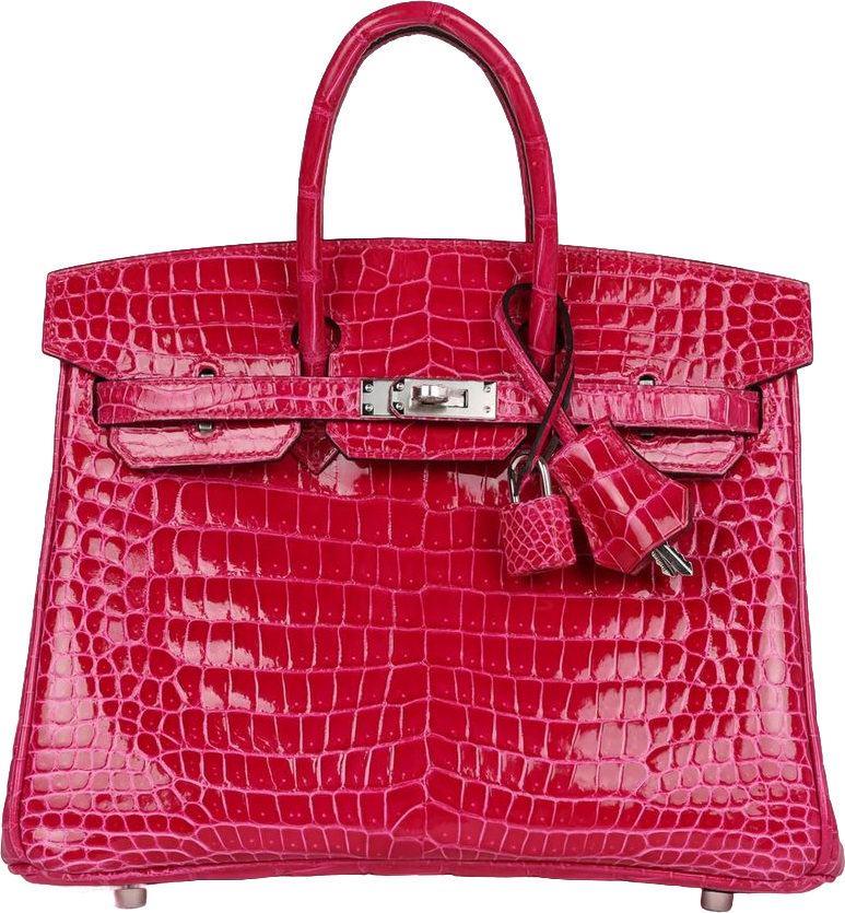 Hermes Birkin 25 Rose Mexico Shiny Porosus Crocodile Palladium Hardware Hermes Birkin 25 Rose Mexico Shiny Porosus Crocodile Palladium Hardware