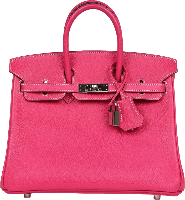 Hermes Birkin 25 Rose Tyrien Epsom Palladium Hardware Hermes Birkin 25 Rose Tyrien Epsom Palladium Hardware