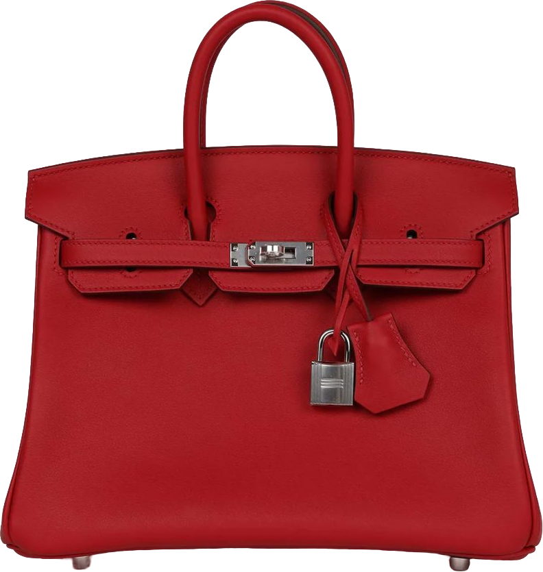 Hermes Birkin 25 Rouge Piment Swift Palladium Hardware Hermes Birkin 25 Rouge Piment Swift Palladium Hardware