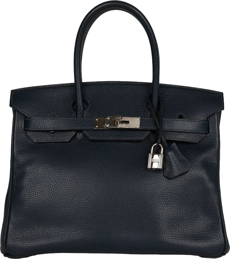 Hermes Birkin 30 Bleu Indigo Vache Liegee Palladium Hardware Hermes Birkin 30 Bleu Indigo Vache Liegee Palladium Hardware