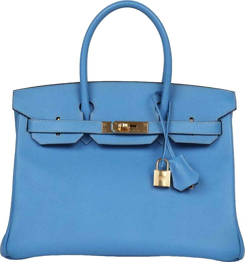 Hermes Birkin 30 Bleu Paradise Epsom Gold Hardware Hermes Birkin 30 Bleu Paradise Epsom Gold Hardware
