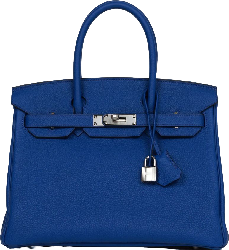 Hermes Birkin 30 Bleu Royal Togo Palladium Hardware Hermes Birkin 30 Bleu Royal Togo Palladium Hardware