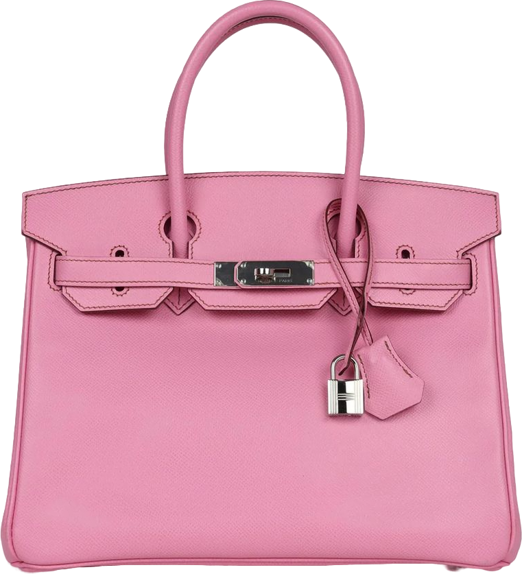 Hermes Birkin 30 Bubblegum Epsom Palladium Hardware Hermes Birkin 30 Bubblegum Epsom Palladium Hardware