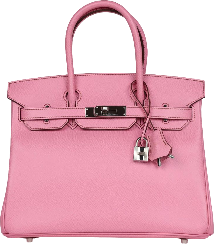 Hermes Birkin 30 Bubblegum Epsom Palladium Hardware Hermes Birkin 30 Bubblegum Epsom Palladium Hardware