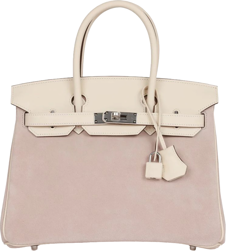 Hermes Birkin 30 Glycine Grizzly and Nata Swift Palladium Hardware Hermes Birkin 30 Glycine Grizzly and Nata Swift Palladium Hardware