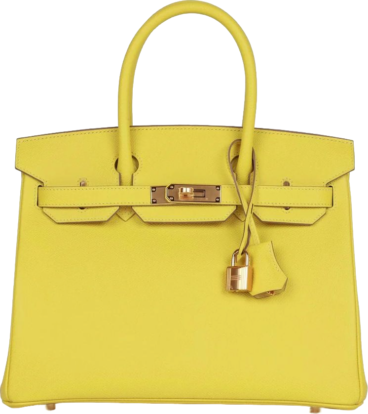 Hermes Birkin 30 Lime Epsom Gold Hardware