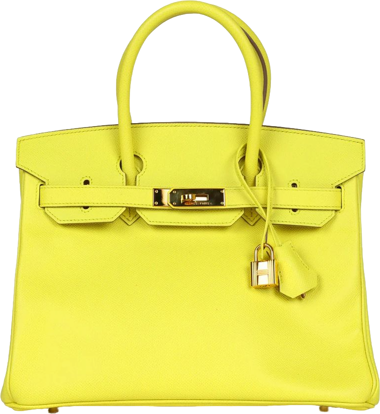 Hermes Birkin 30 Lime Epsom Gold Hardware Hermes Birkin 30 Lime Epsom Gold Hardware