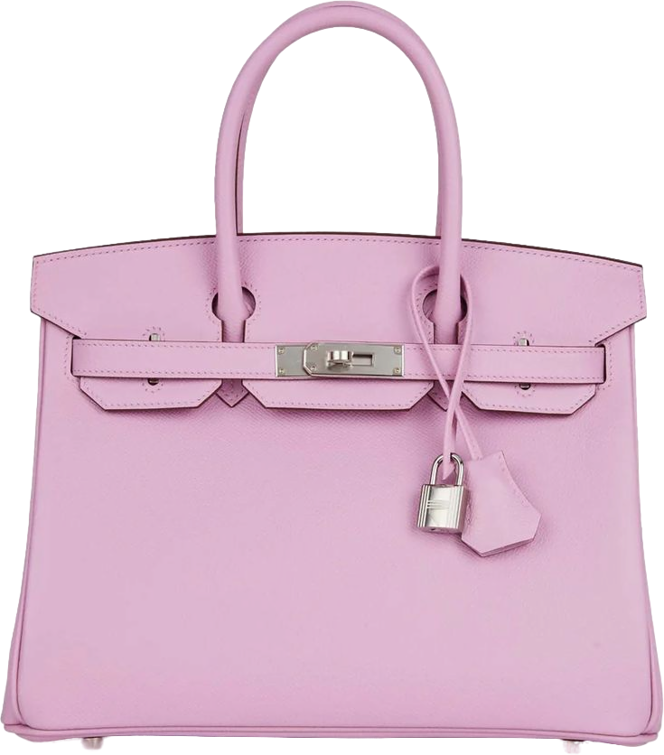 Hermes Birkin 30 Mauve Sylvestre Epsom Palladium Hardware Hermes Birkin 30 Mauve Sylvestre Epsom Palladium Hardware