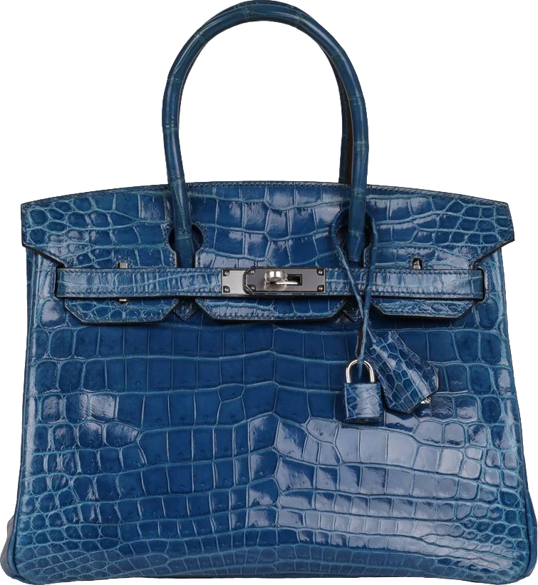 Hermes Birkin 30 Mykonos Shiny Niloticus Crocodile Palladium Hardware Hermes Birkin 30 Mykonos Shiny Niloticus Crocodile Palladium Hardware