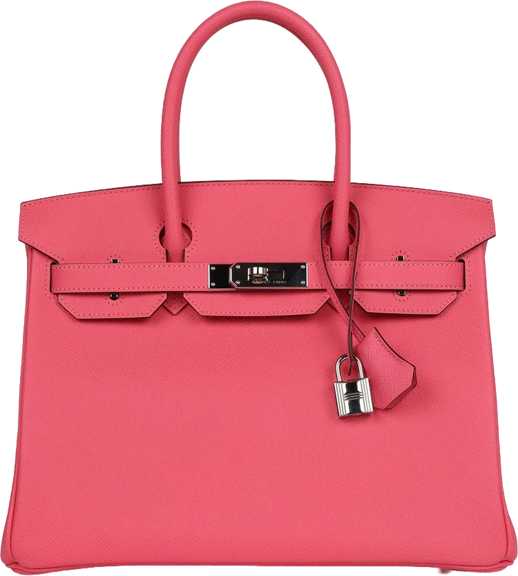 Hermes Birkin 30 Rose Azalee Epsom Palladium Hardware Hermes Birkin 30 Rose Azalee Epsom Palladium Hardware