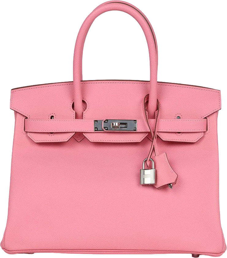 Hermes Birkin 30 Rose Confetti Epsom Palladium Hardware