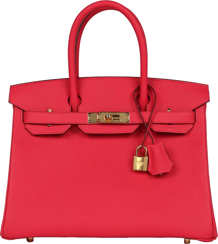 Hermes Birkin 30 Rose Extreme Epsom Gold Hardware