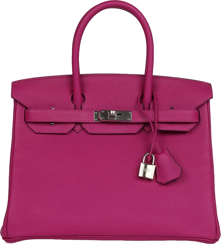 Hermes Birkin 30 Rose Pourpre Togo Palladium Hardware