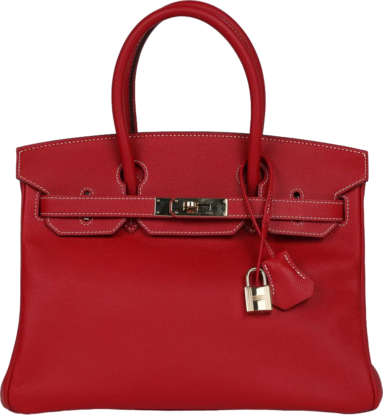Hermes Birkin 30 Rouge Casaque Candy Epsom Permabrass Hardware