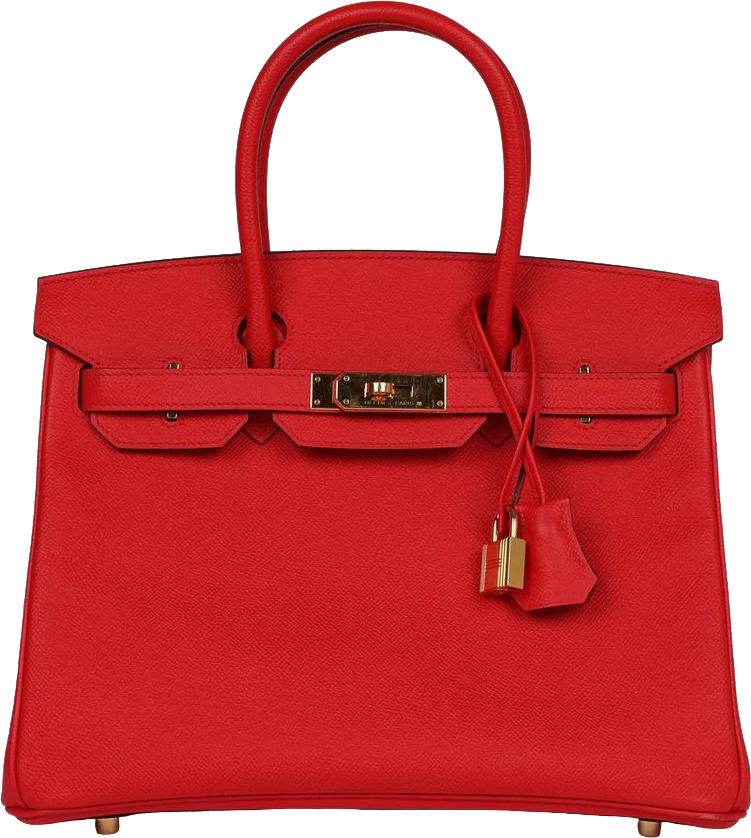 Hermes Birkin 30 Rouge Casaque Epsom Gold Hardware Hermes Birkin 30 Rouge Casaque Epsom Gold Hardware