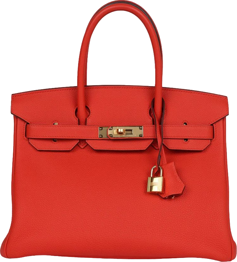 Hermes Birkin 30 Rouge Tomate Togo Gold Hardware Hermes Birkin 30 Rouge Tomate Togo Gold Hardware