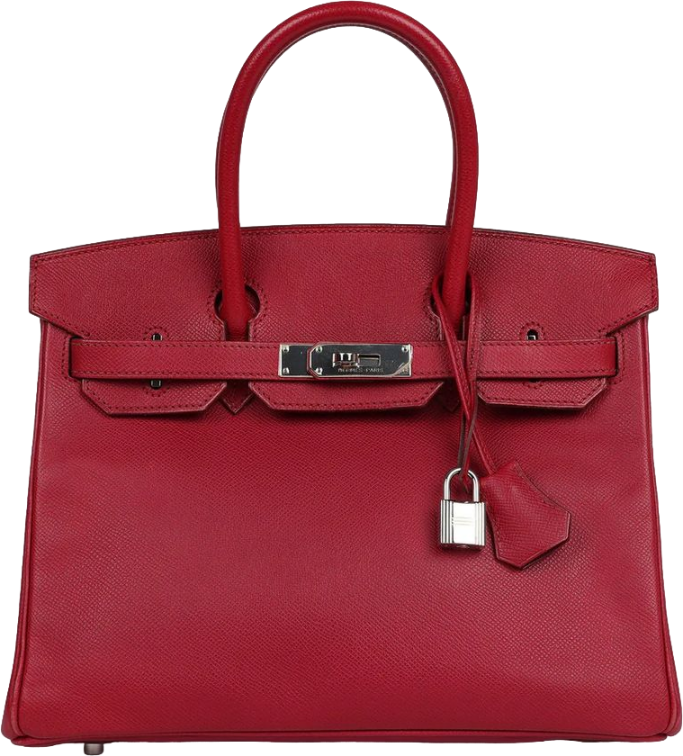 Hermes Birkin 30 Rubis Epsom Palladium Hardware