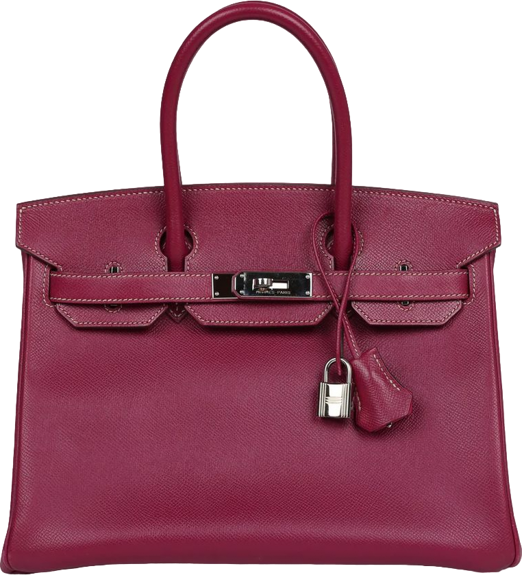 Hermes Birkin 30 Tosca Candy Epsom Palladium Hardware Hermes Birkin 30 Tosca Candy Epsom Palladium Hardware