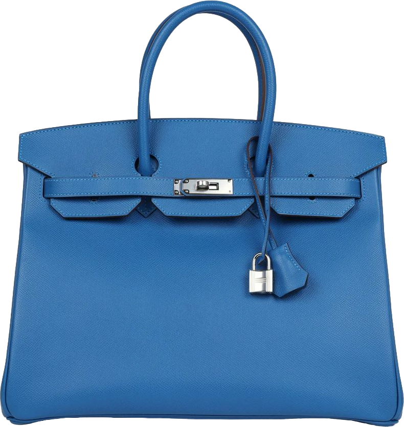 Hermes Birkin 35 Mykonos Epsom Palladium Hardware