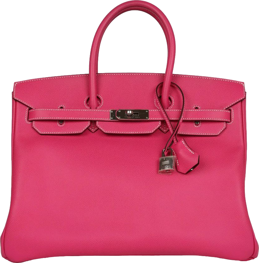 Hermes Birkin 35 Rose Tyrien Candy Epsom Palladium Hardware Hermes Birkin 35 Rose Tyrien Candy Epsom Palladium Hardware