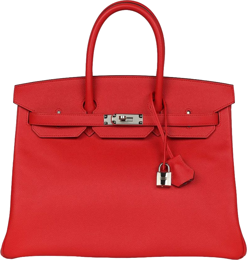 Hermes Birkin 35 Rouge Tomate Epsom Palladium Hardware Hermes Birkin 35 Rouge Tomate Epsom Palladium Hardware