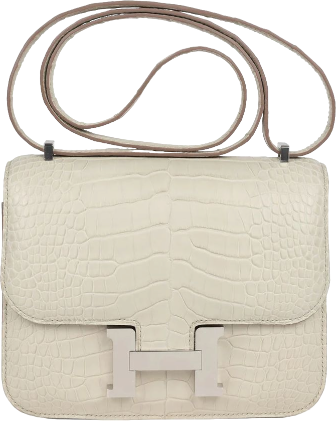 Hermes Constance 18 Beton Matte Alligator Palladium Hardware